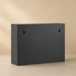 Kominek dekoracyjny LED, metalowy, 10 x 29 x 23 cm