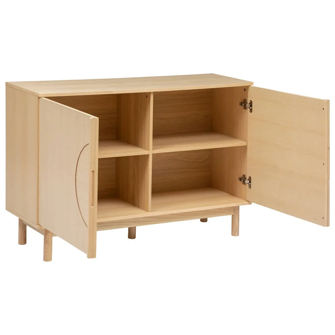 Komoda nowoczesna ARDEN, japandi, 119 x 40 x 80 cm