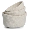 Komplet bawełnianych koszyków w różnych rozmiarach, 3 szt.