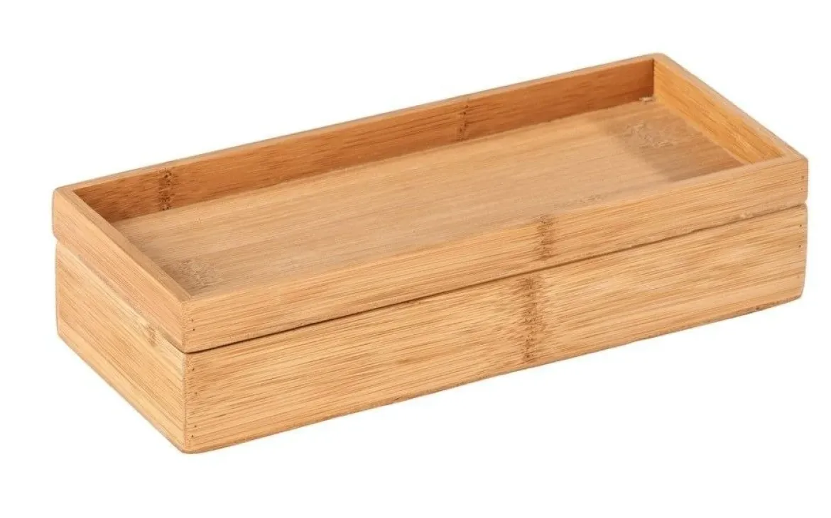 Komplet tac łazienkowych TERRA, bambus, 2 sztuki, WENKO