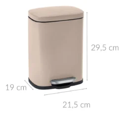 Kosz łazienkowy z pedałem Easy Close 5l, WENKO