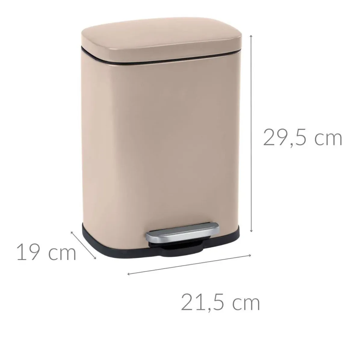 Kosz łazienkowy z pedałem Easy Close 5l, WENKO