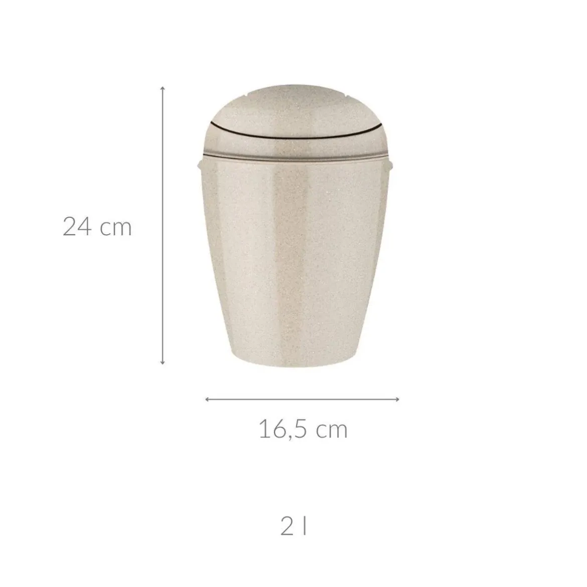 Kosz na śmieci DEL XS, 2 l., KOZIOL