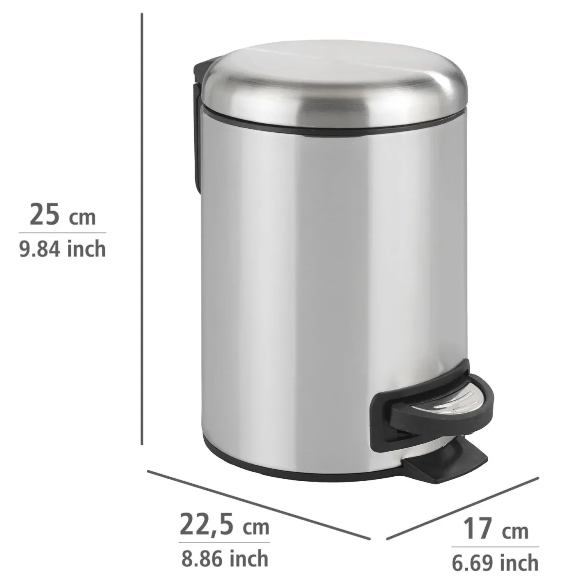 Kosz na śmieci LEMAN, 3 L, WENKO