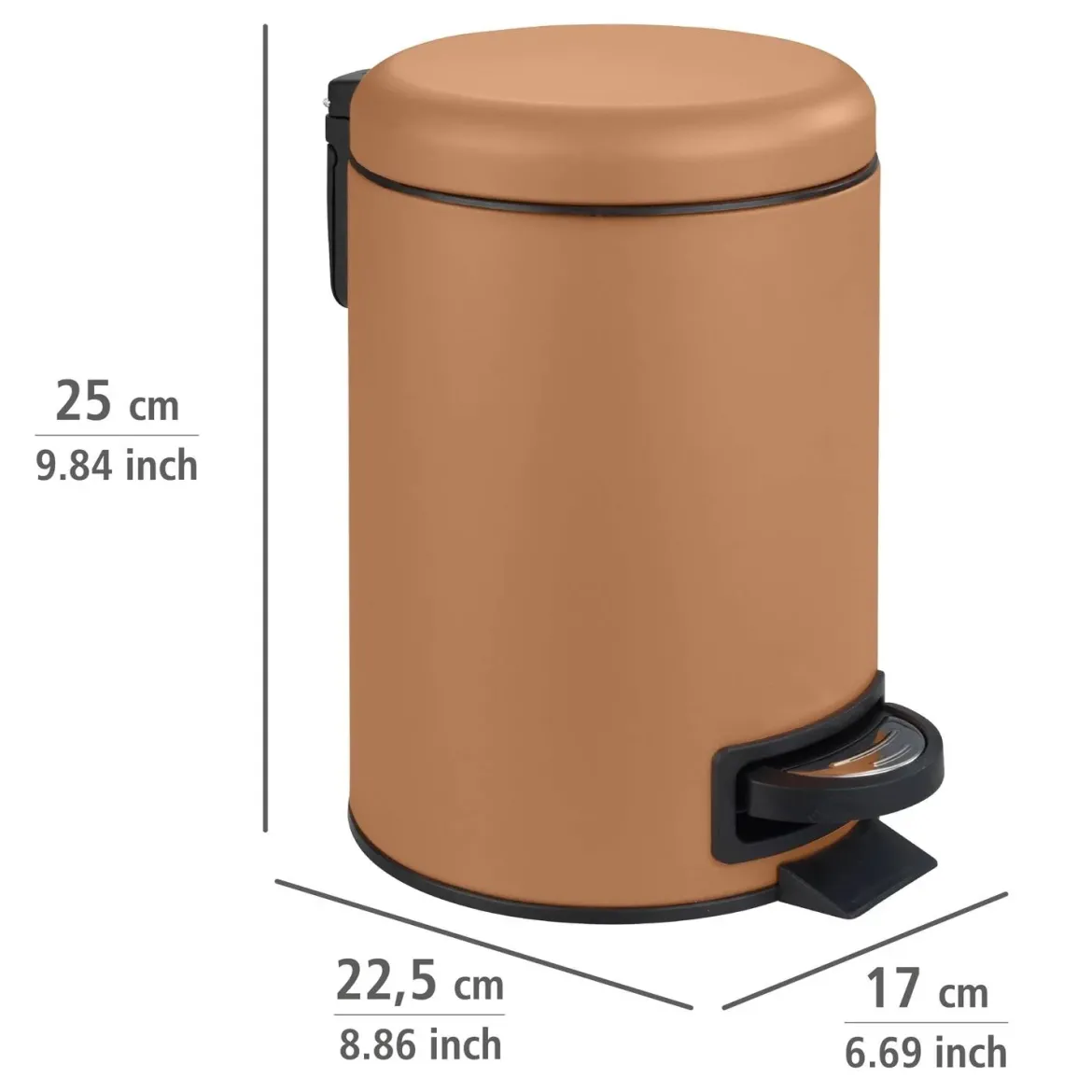 Kosz na śmieci LEMAN, 3 L, WENKO