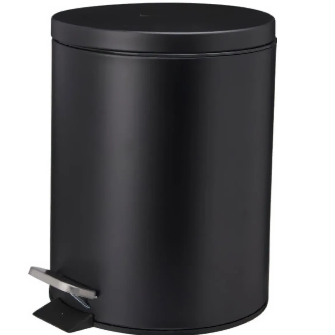 Kosz na śmieci NONI metalowy z pokrywą, 5 l