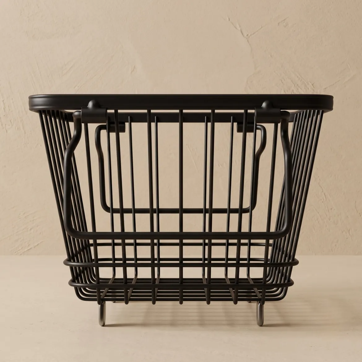 Kosz na owoce metalowy z uchwytami, 34 x 18 x 14 cm