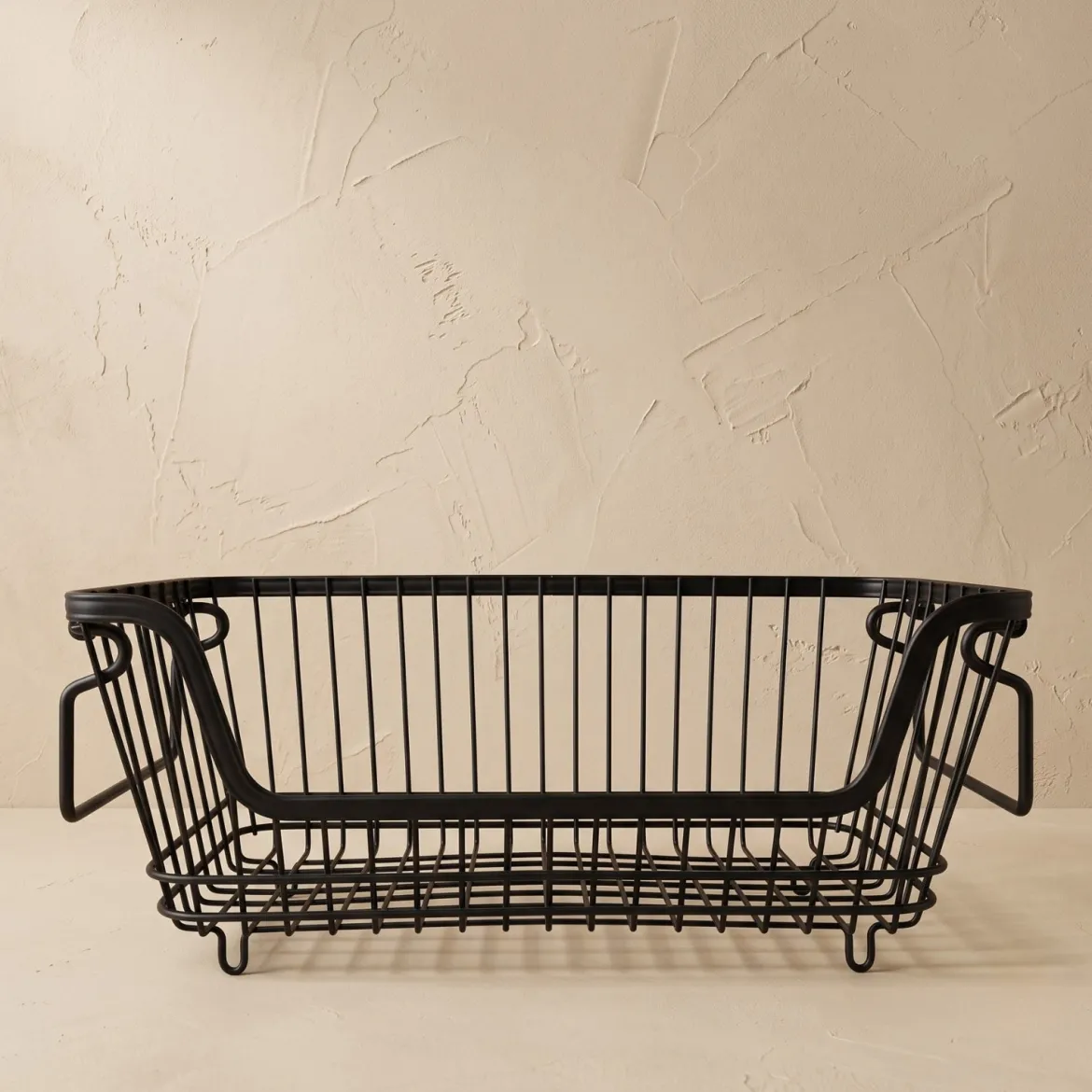 Kosz na owoce metalowy z uchwytami, 34 x 18 x 14 cm