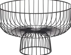 Kosz na owoce z podstawą, metal, 28 cm