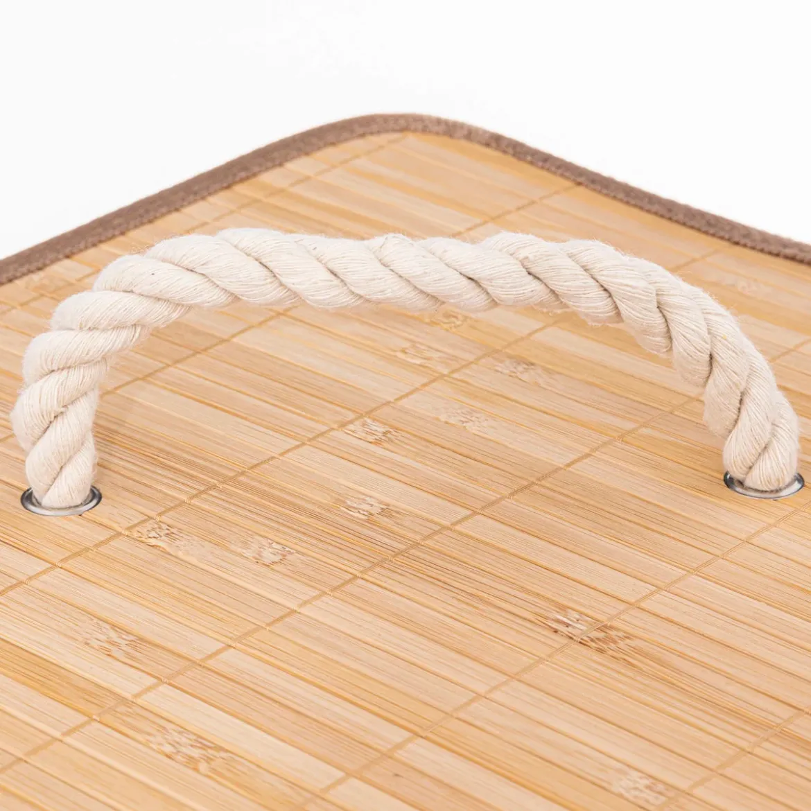 Kosz na pranie BAMBOO narożny, 48 l