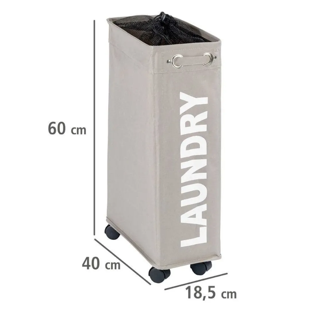 Kosz na pranie CORNO, pojemnik 43 l, WENKO