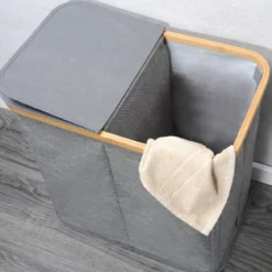 Kosz na pranie, dwukomorowy, KESPER