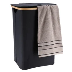 Kosz na pranie tekstylny FORM, zamykany, 7 l