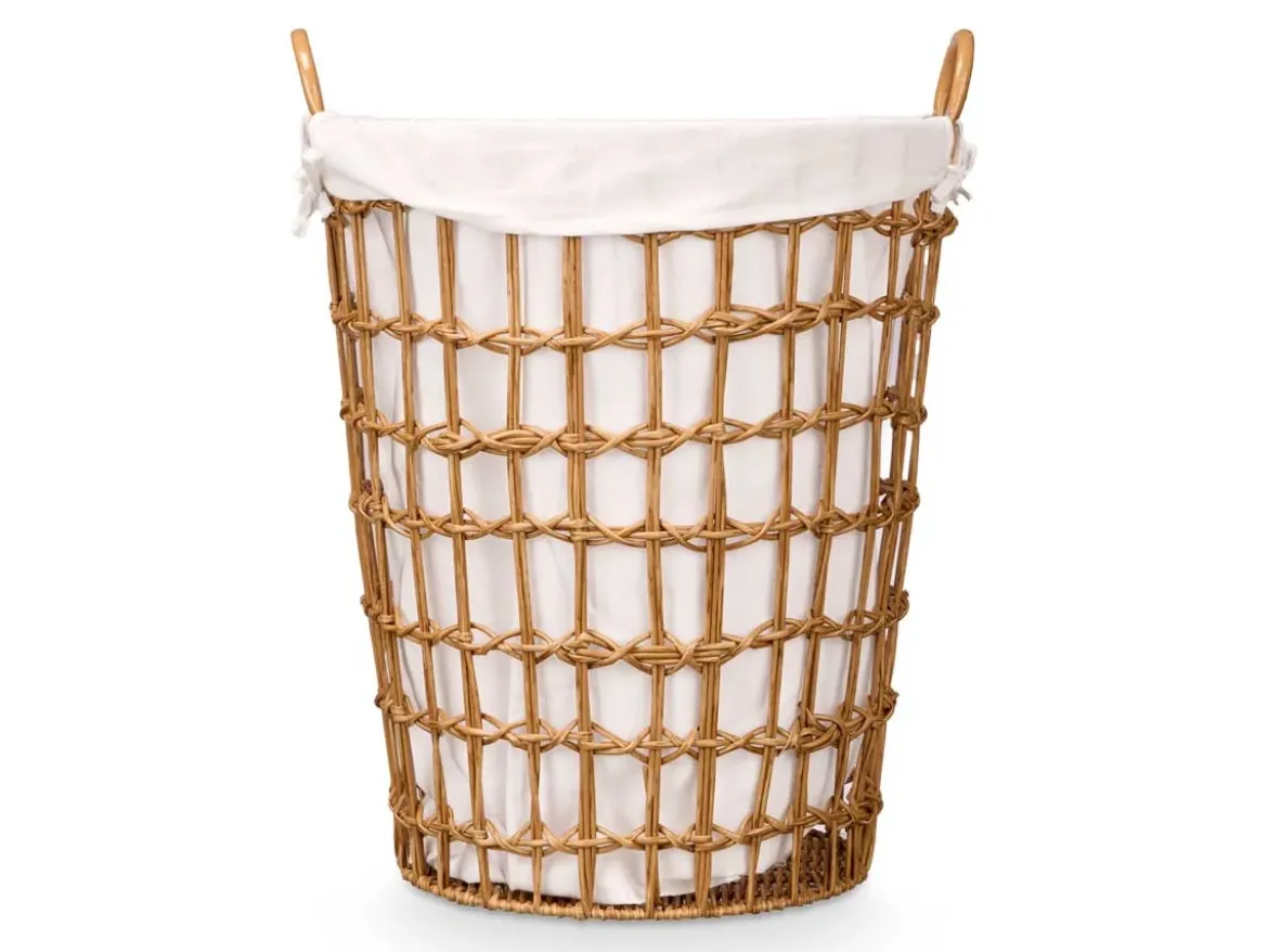 Kosz na pranie z uchwytami, jednokomorowy, 59 cm