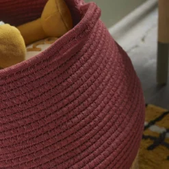 Kosz na zabawki okrągły PAON bawełniany, Ø 30 cm