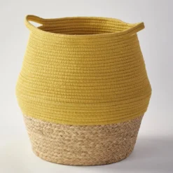 Kosz na zabawki okrągły PAON bawełniany, Ø 30 cm