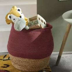 Kosz na zabawki okrągły PAON bawełniany, Ø 30 cm