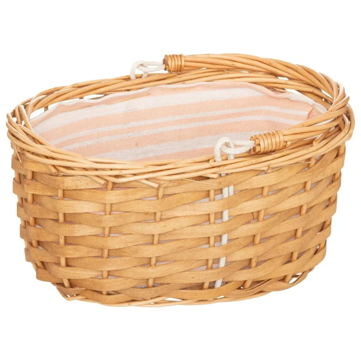 Koszyki piknikowe z wikliny Summer, zestaw 3 sztuk