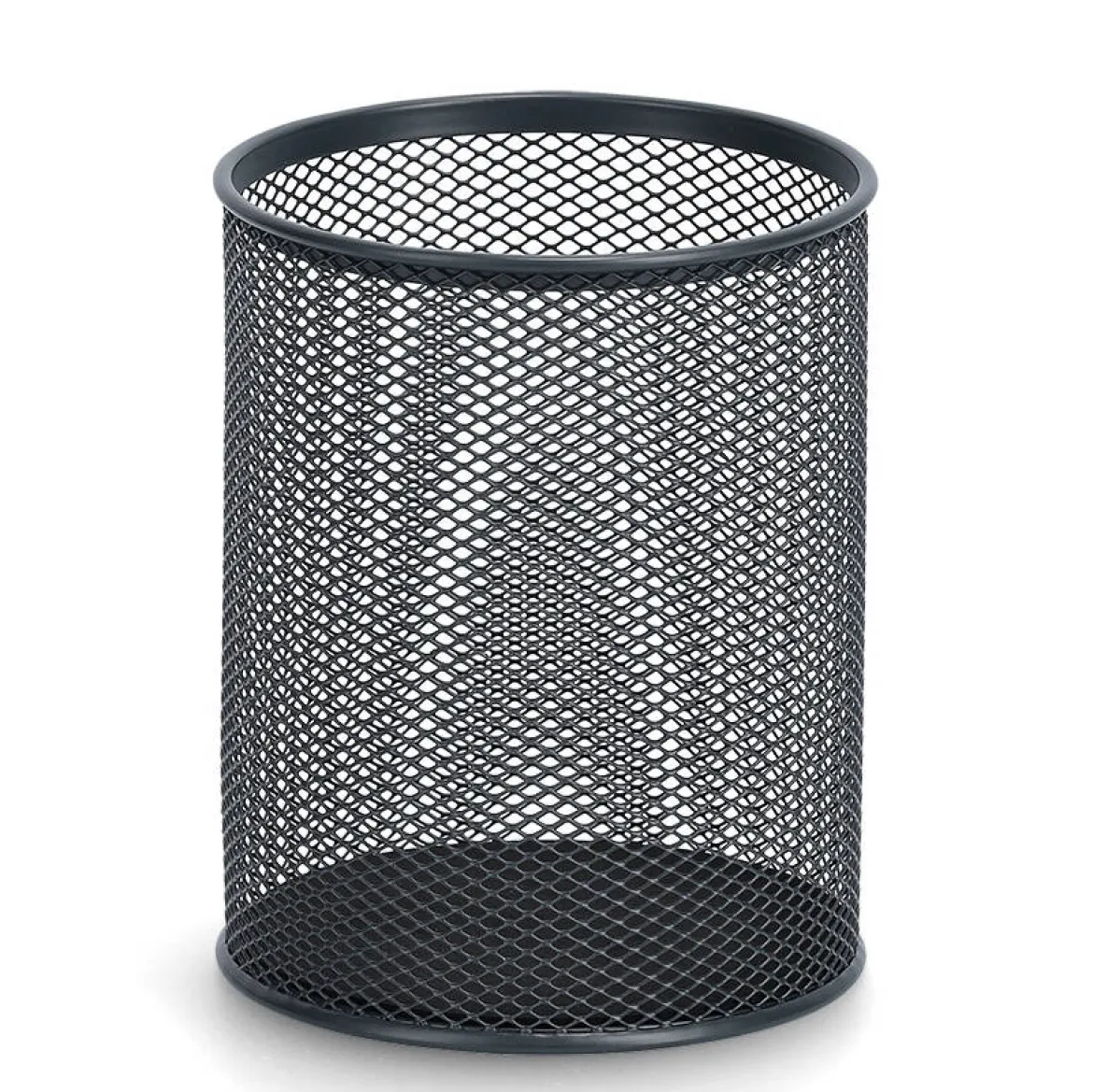 Kubek na przybory biurowe z metalowej siatki, Ø 11 cm