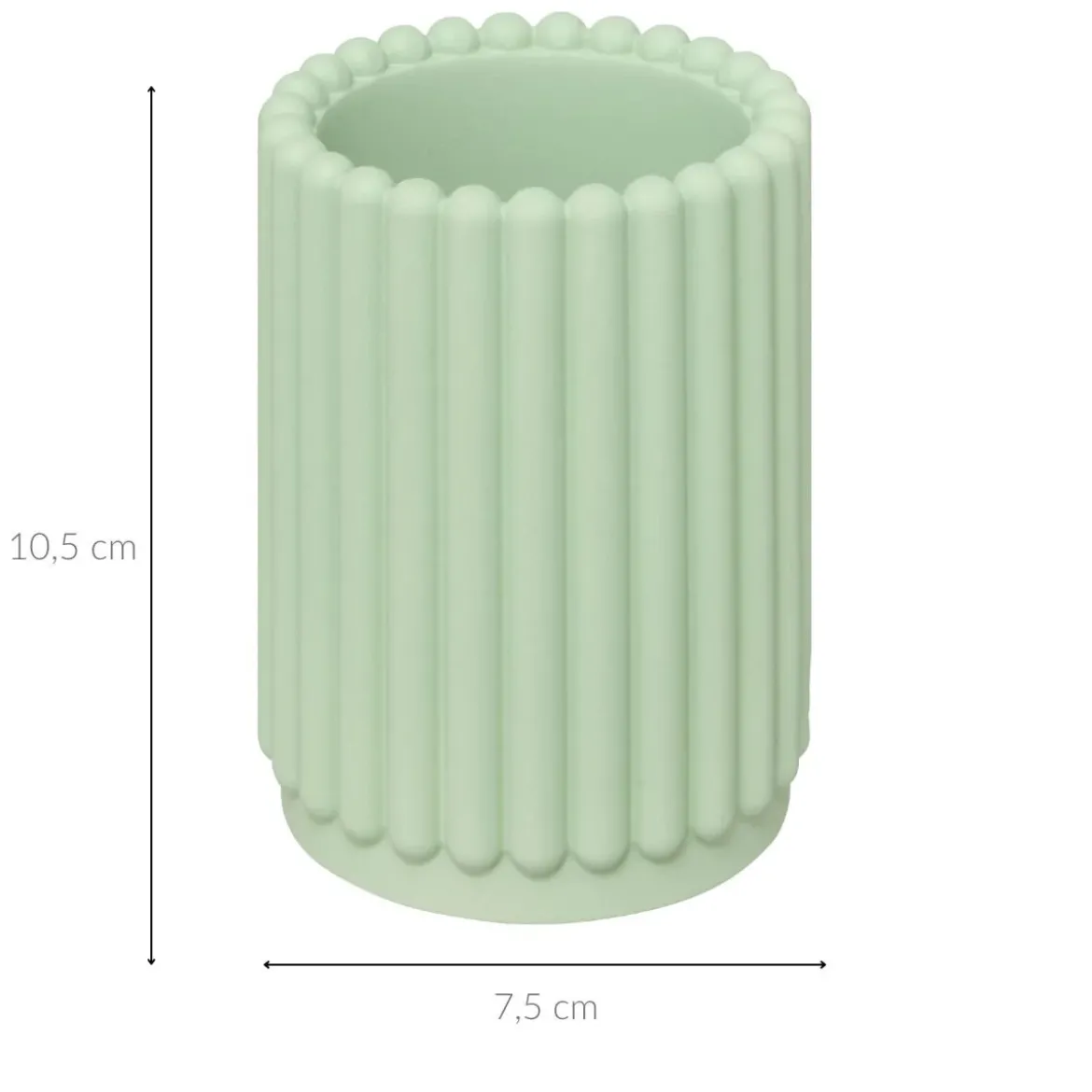 Kubek na szczoteczki do zębów BONBON, Ø 7,5 cm