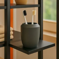 Kubek na szczoteczki do zębów TRIO, Ø 8 cm