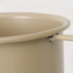 Kwietnik metalowy CAMILIO, beżowy, wys. 75 cm