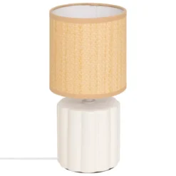 Lampa ceramiczna TYLIA, Ø 13 x 26,5 cm, biała
