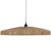 Lampa nad stół w jadalni BELLAMY, pleciony klosz z juty, Ø 58 cm