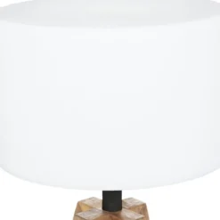 Lampa na taras Matia, stelaż z drewna akacjowego, wys. 58 cm