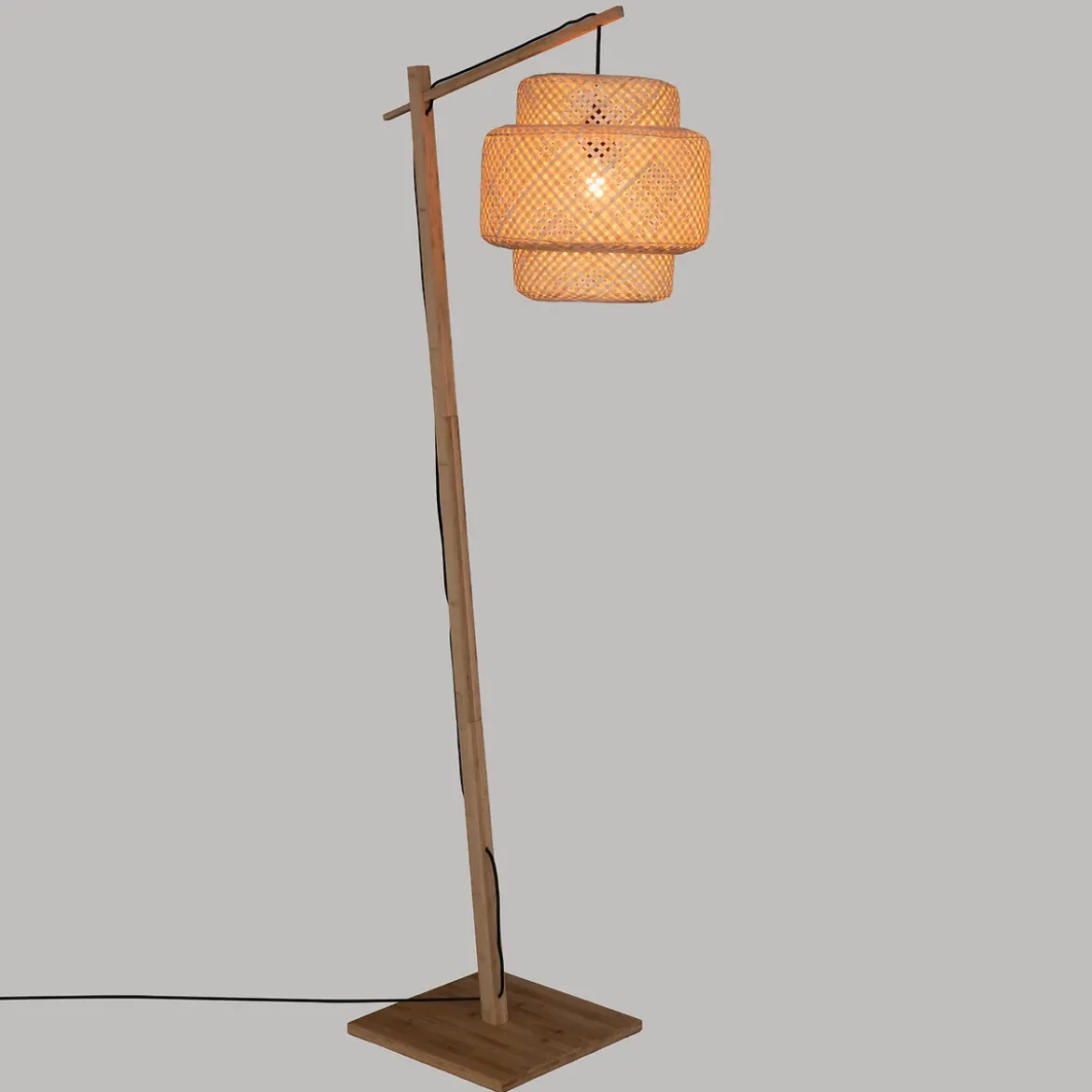Lampa podłogowa 171 cm LIBY, bambus