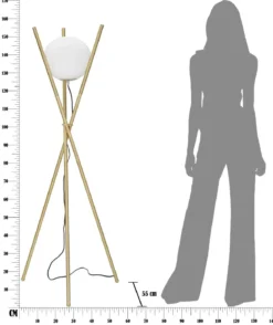 Lampa podłogowa na trójnogu GLAMY