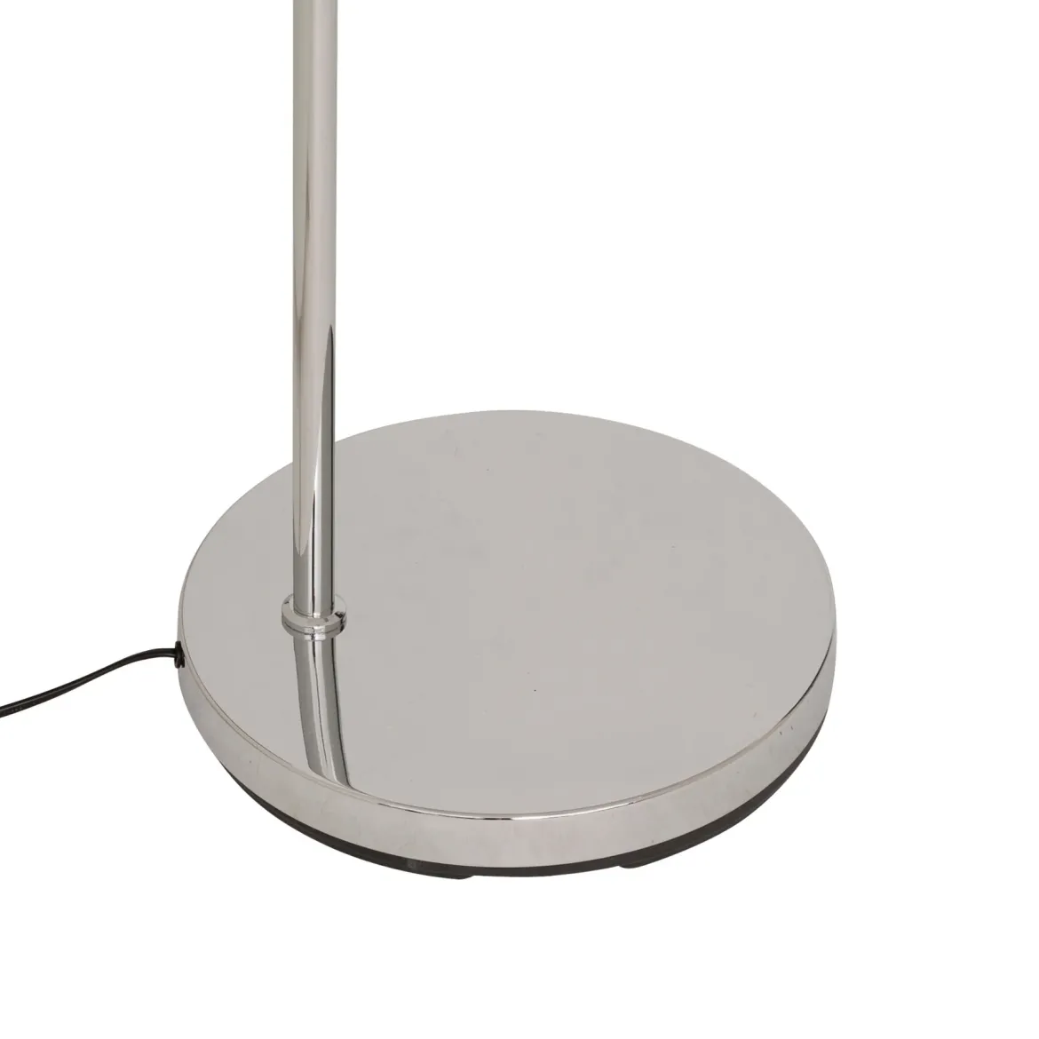 Lampa podłogowa łukowa FLORIS, metalowa, srebrna, 177 cm