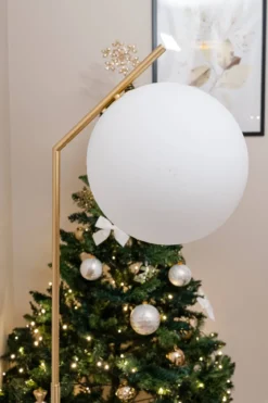 Lampa podłogowa w formie kuli GLAMY, wys. 179 cm