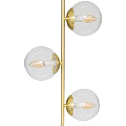 Lampa podłogowa złote kule COL, wys.162 cm