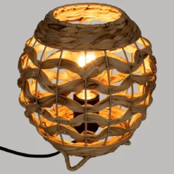 Lampa SAND, wys. 20 cm, naturalny hiacynt wodny