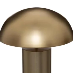 Lampa stojąca do salonu CHAMPI, złota, grzybek, wys. 97 cm
