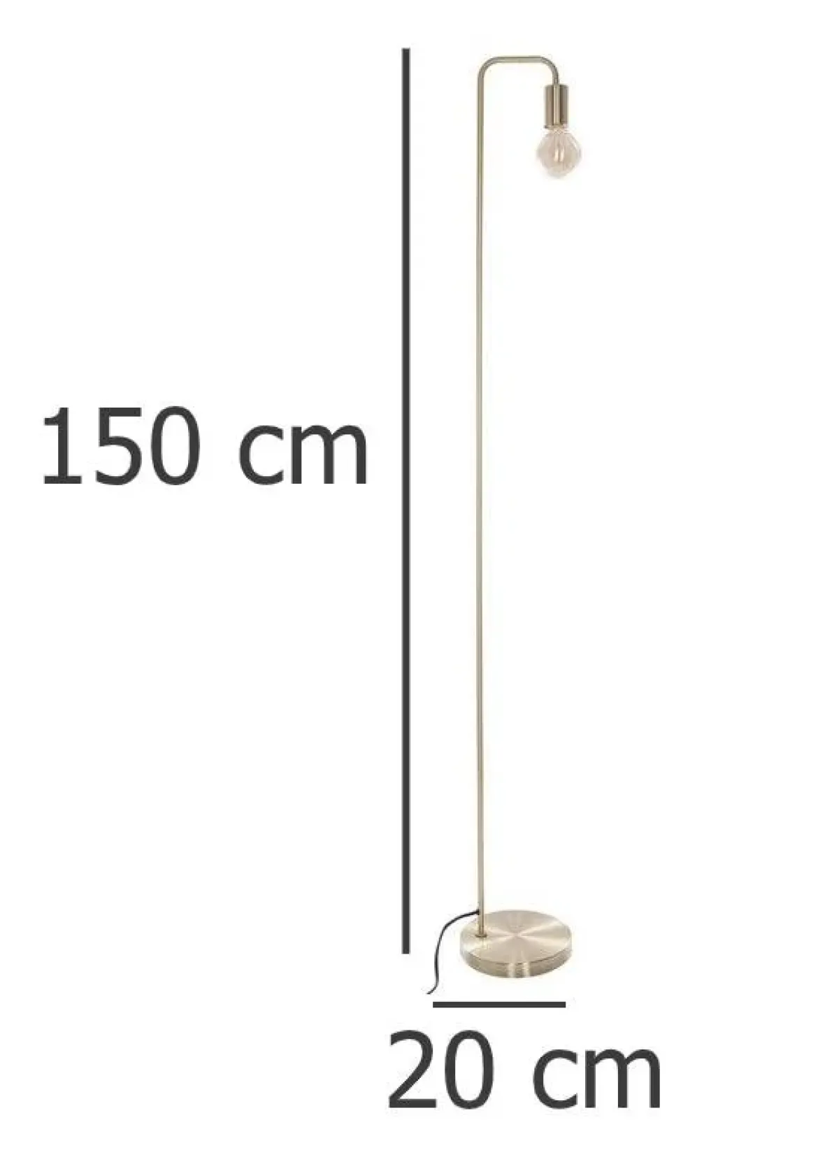 Lampa stojąca, podłogowa, 150 cm