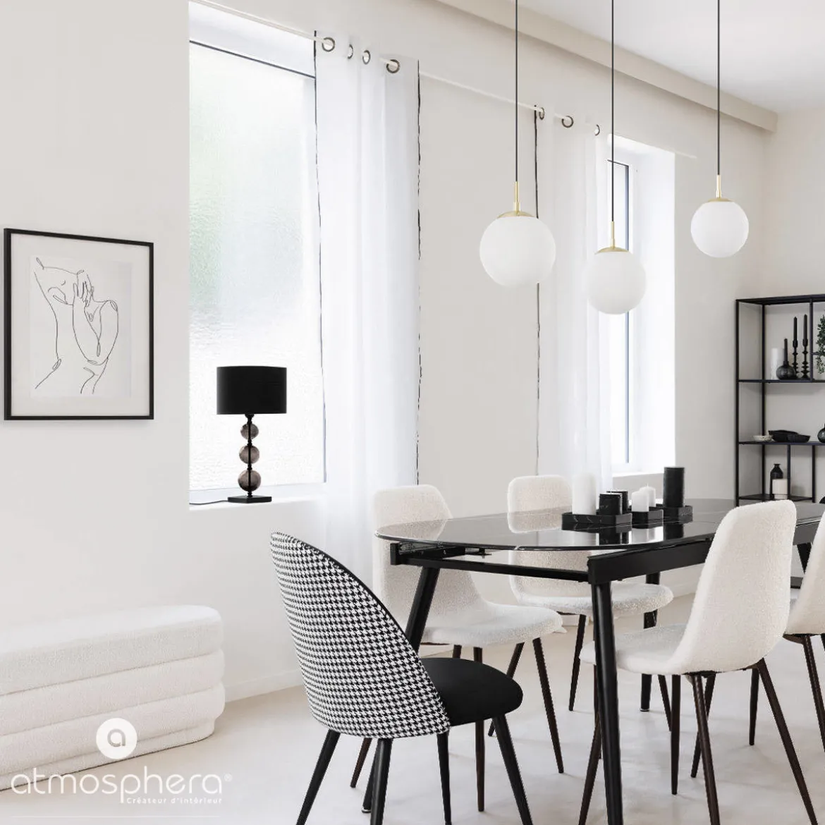 Lampa stołowa ALMA, wys. 52 cm