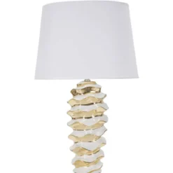 Lampa stołowa, ceramiczna, 33 x 53 cm
