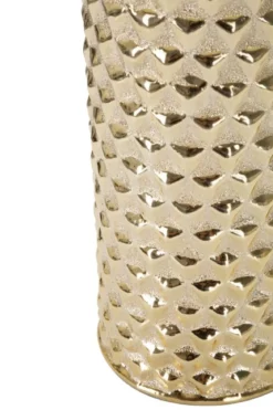 Lampa stołowa GLAM, ceramiczna, złota, Ø 30x47,5 cm
