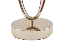 Lampa stołowa GLAM FLUSH, metalowa, złota, Ø 24x47 cm