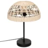 Lampa stołowa RORY, pleciony klosz, wys. 41, 5 cm