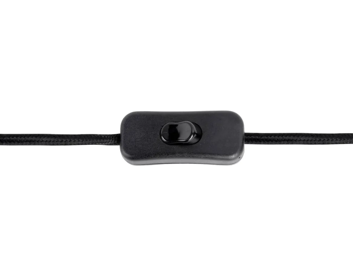 Lampa stołowa TRAPEZE z drewnianą podstawą, Ø 25 cm