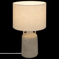 Lampa stołowa z kamionkową podstawą GIBUS, Ø 28 x 45,5 cm
