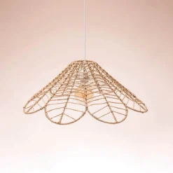 Lampa sufitowa FOLK, metalowa, Ø 58 cm