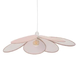 Lampa sufitowa kwiat Okai, różowa, 64 x 18 x 64 cm