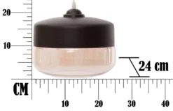 Lampa sufitowa, wisząca, Ø 24 cm