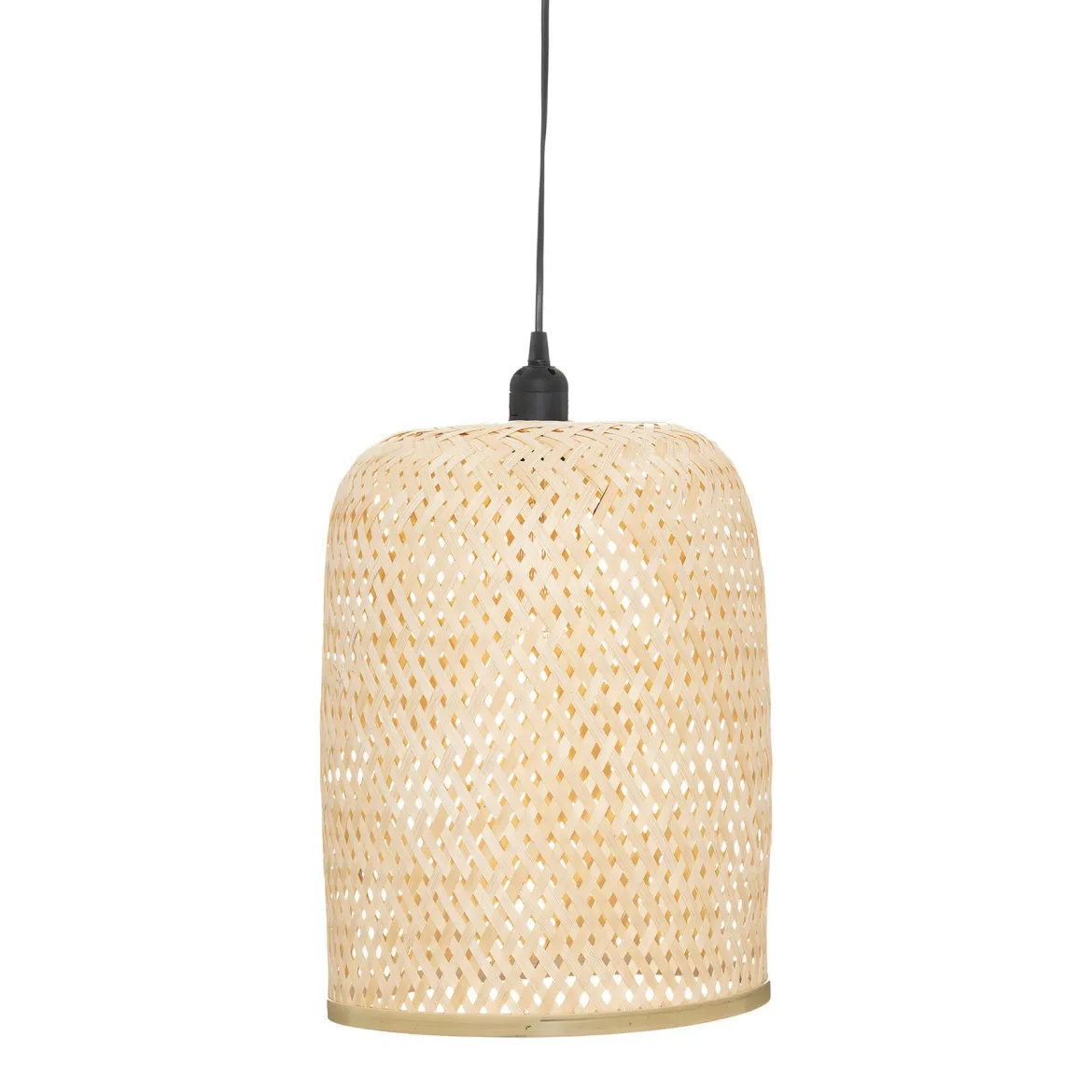 Lampa wisząca bambusowa ALI, Ø 28 cm