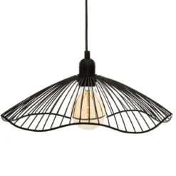 Lampa wisząca GALT, metalowa, Ø 34 cm