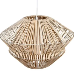 Lampa wisząca LUDZA, rattanowa, 45 cm